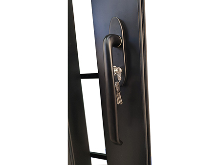 Aluminum Sliding Door, with Aluminum reinforcing Bar